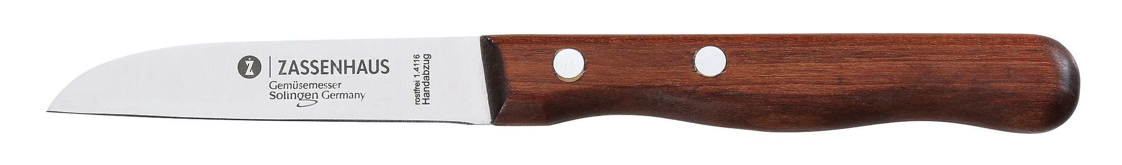 058741 Loupací nůž na zeleninu a ovoce 7,5 cm třešňové dřevo Zassenhaus (1)